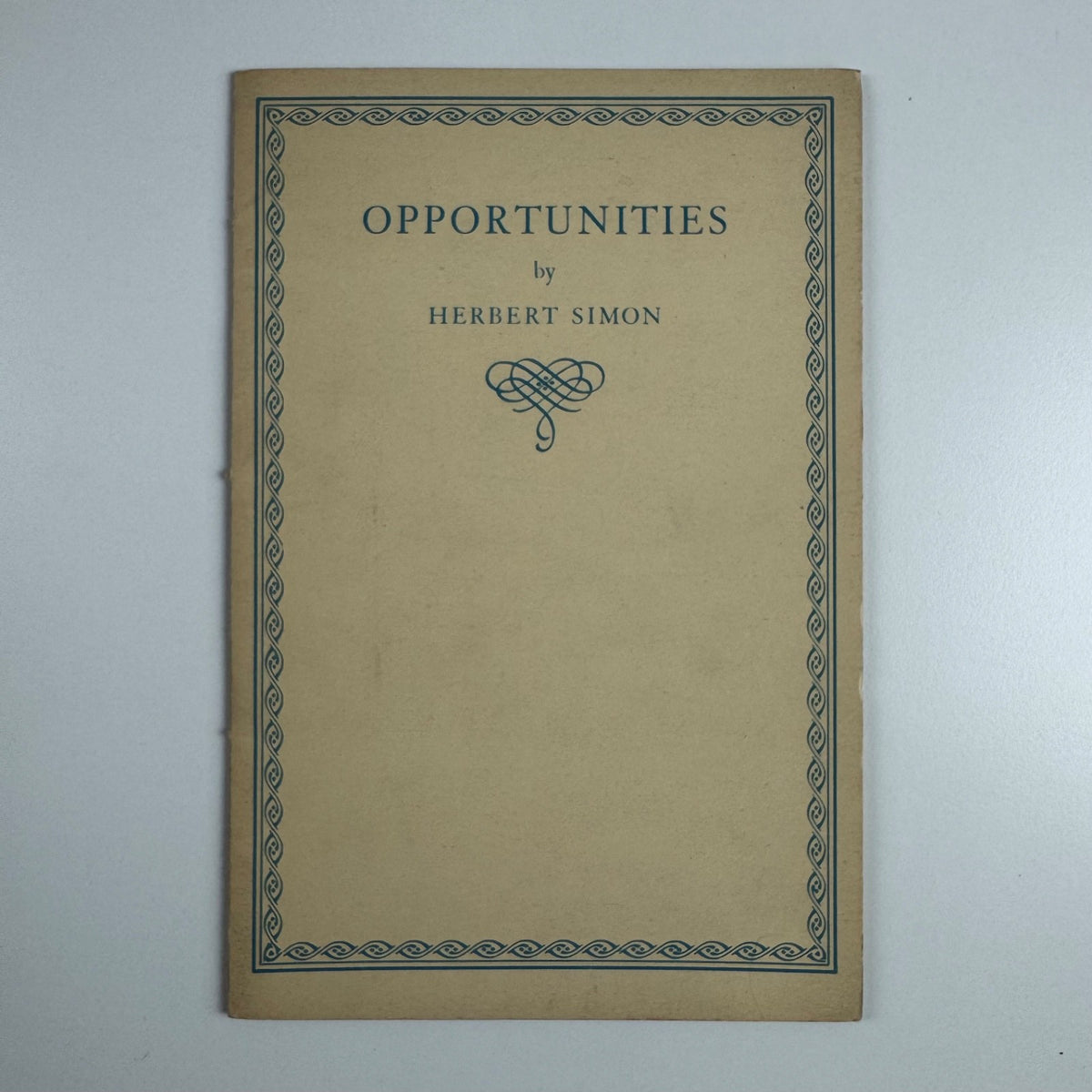 Opportunities by Herbert Simon Curwen Press | Birmingham School of Printing 1951