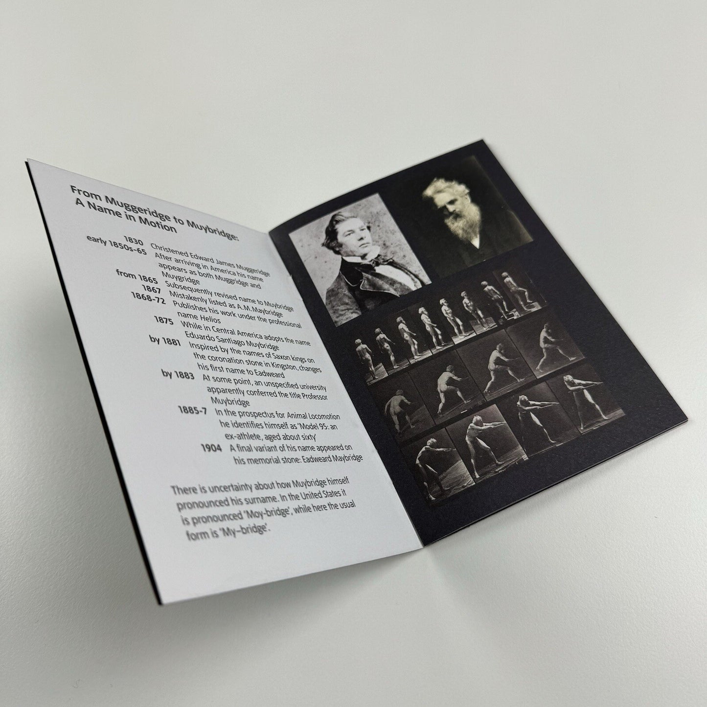 Eadweard Muybridge | Small exhibition guide, Tate Britain 2011