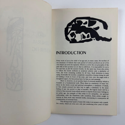 Wassily Kandinsky. Concerning the spiritual in art. Translated by M.T.H. Sadler | Dover, 1977