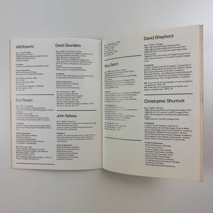 56 Group Wales. Twentieth Anniversary Exhibition 1956-76 | Chapter Arts Centre