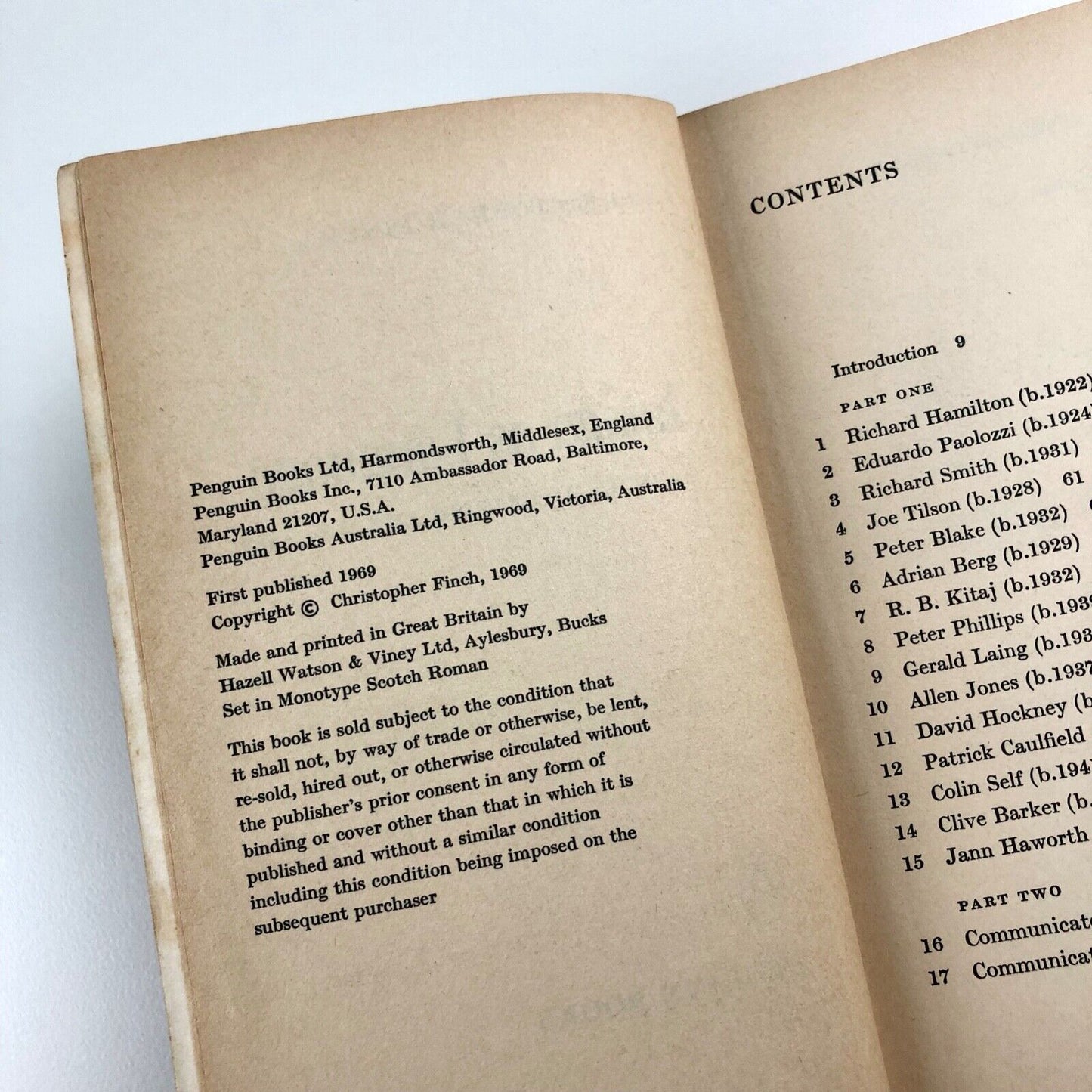 Image as Language – Aspects of British Art by Christopher Finch | Pelican, 1969