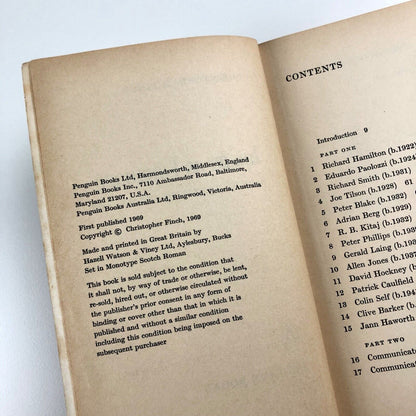 Image as Language – Aspects of British Art by Christopher Finch | Pelican, 1969