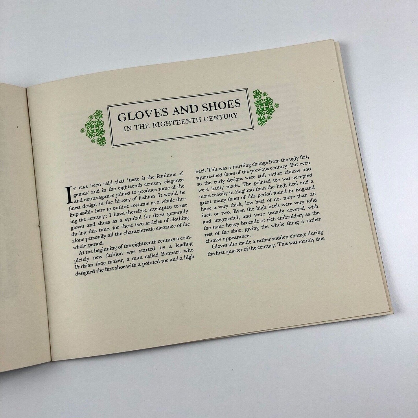 Gloves and Shoes in the Eighteenth Century | National Diploma in Design, 1957