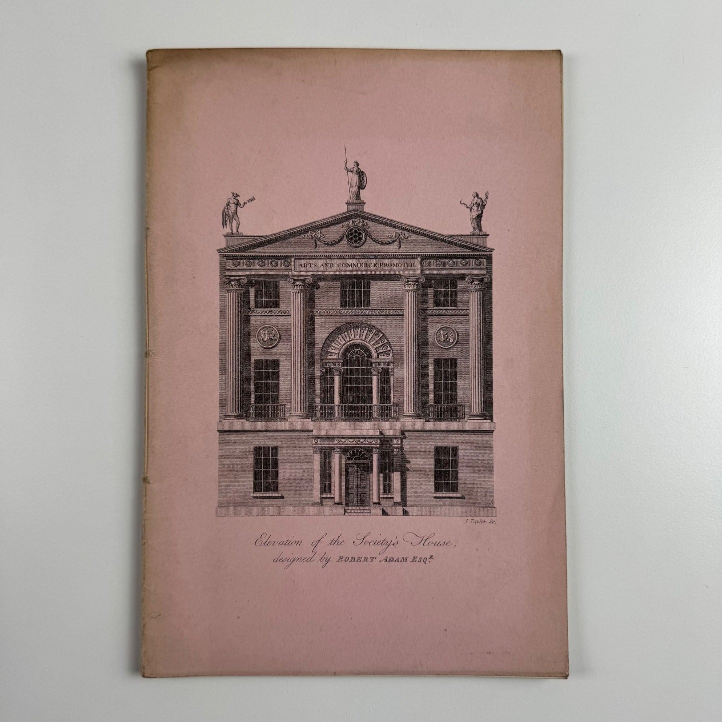 Architecture & Decoration of Robert Adam Sir John Soane by Arthur T. Bolton | Cantor Lectures delivered before the Royal Society of Arts on 3, 10 and 17 May 1920