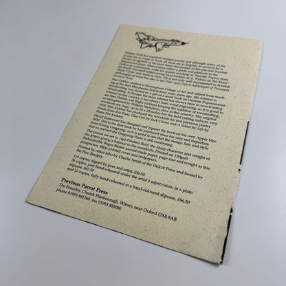 Prospectus for Galloway Landscapes poems by William Neill woodcuts by Stan Dobbin | Previous Parrot Press