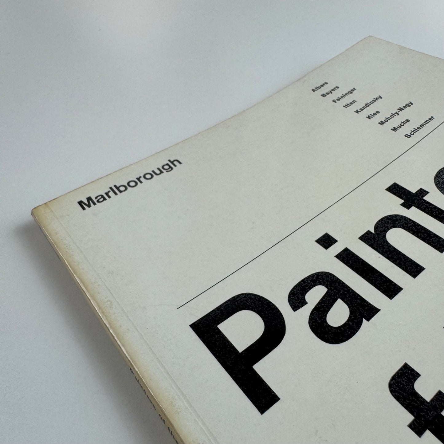 Painters of the Bauhaus | Marlborough Fine Art cat. 9, 1962, design by Gordon House