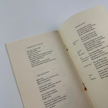 Pied Beauty. A Third Selection of Poems by Eddie McGrory signed 1986 to Lyn Le Grice
