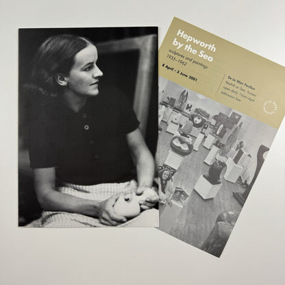 Private view invite & flyer – Barbara Hepworth by the Sea | De La Warr Pavilion, 2001