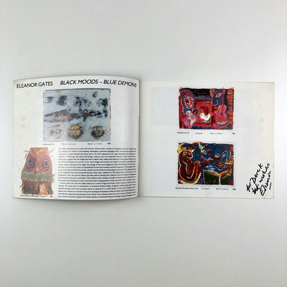 Eleanor Gates – Black Moods, Blue Demons | Bonington Art Gallery, Trent Polytechnic | 1989 catalogue