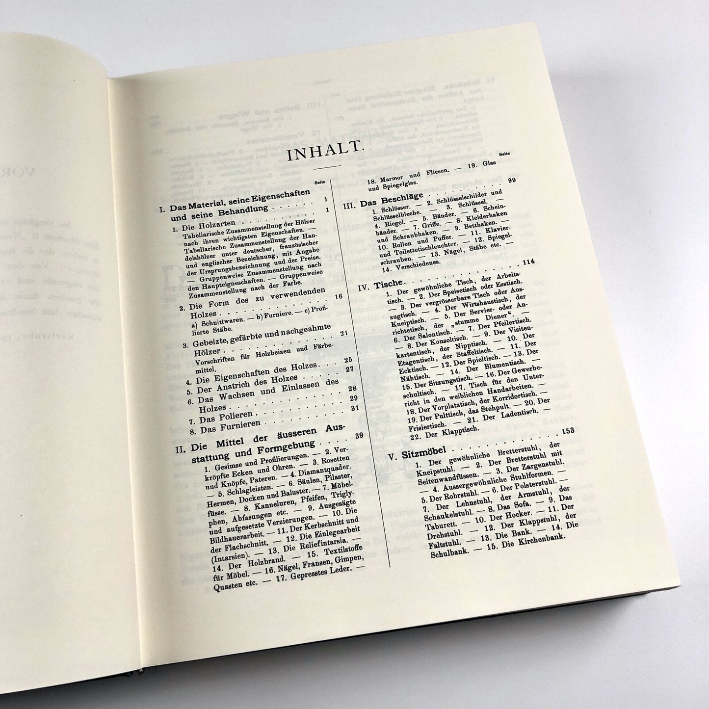 Das Schreinerbuch Die Möbelschreinerei | Th. Krauth und F.S. Meyer, 1996 reprint