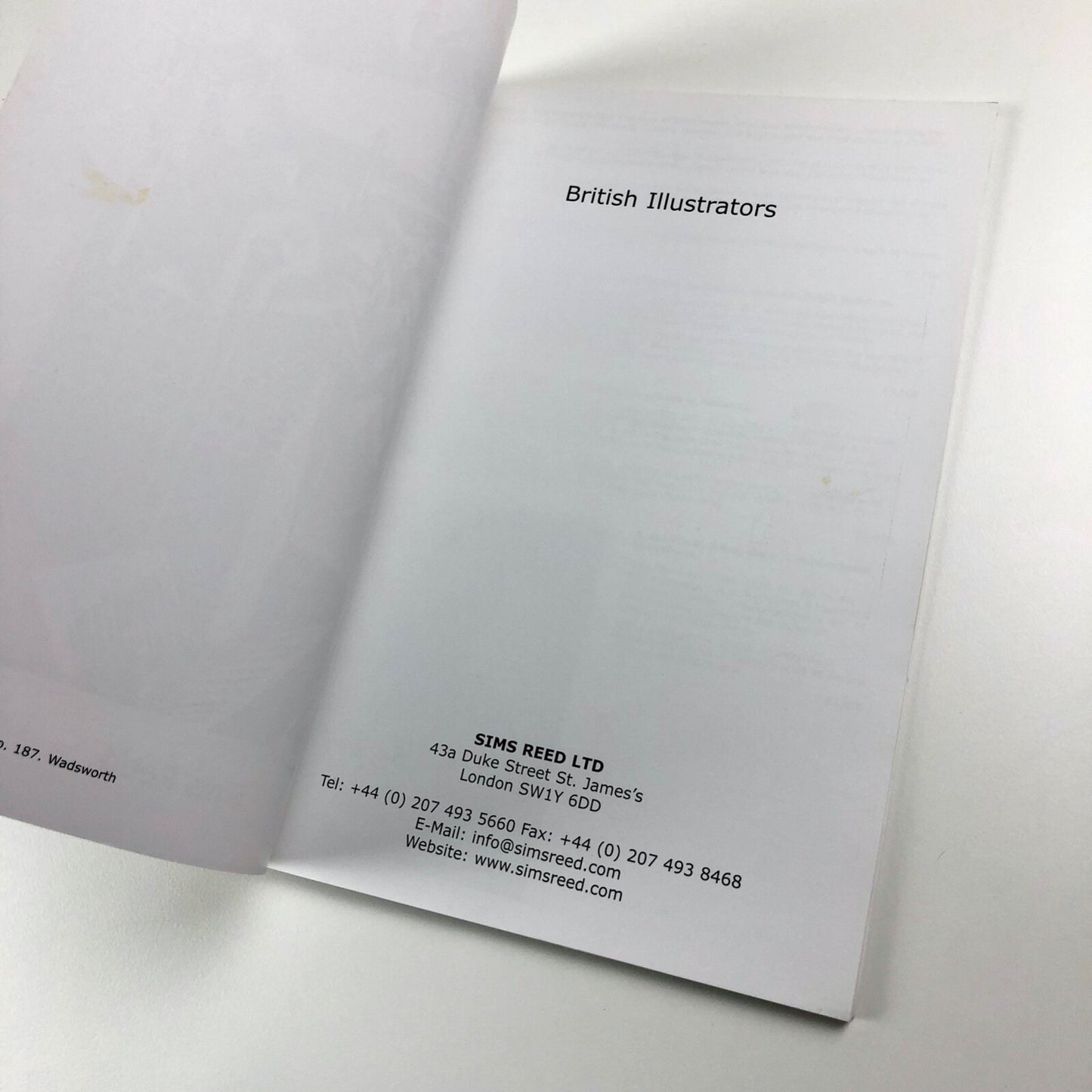 British Illustrators | Selling exhibition catalogue, Sims Reed London, undated