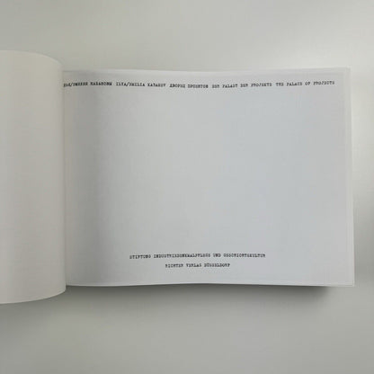The Palace of Projects of Ilya / Emilia Kabakov, 2001