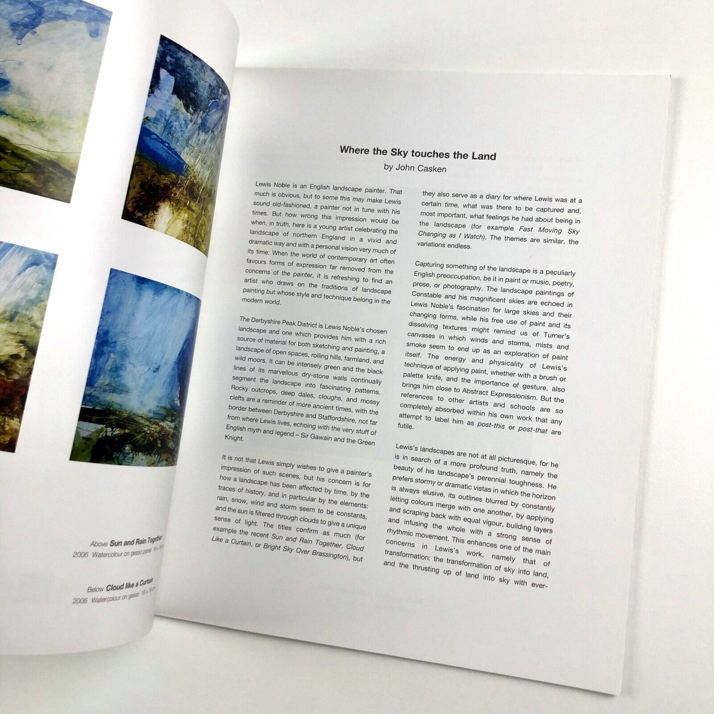 Where the sky touches the land. Lewis Noble paintings | Hart Gallery, 2007