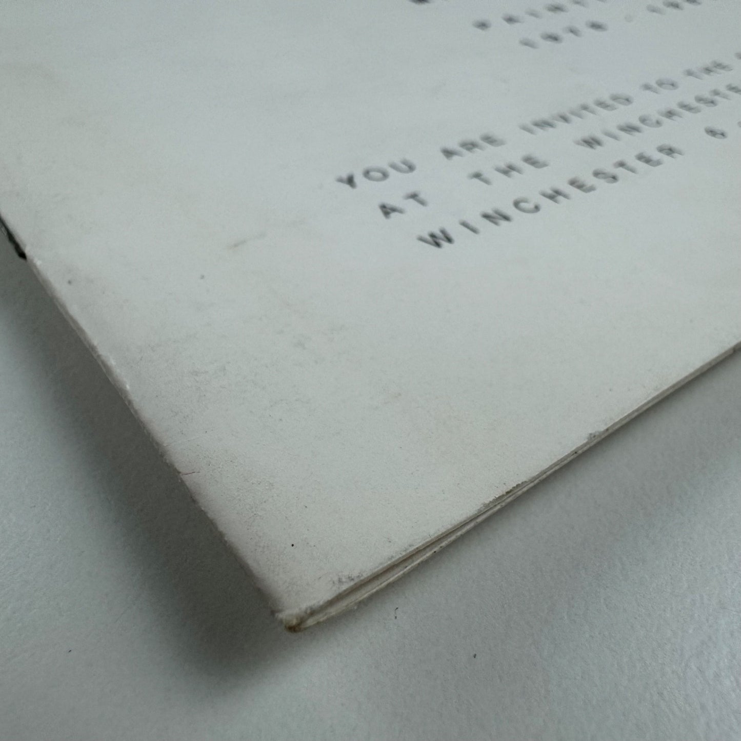 Leaflet Mali Morris. Paintings 1978-1989 The Winchester Gallery 1989