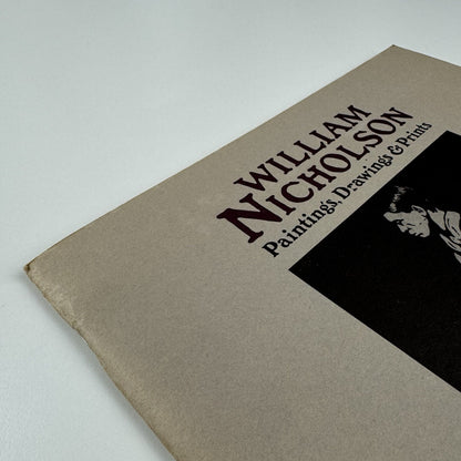 William Nicholson – Paintings, Drawings & Prints | Arts Council catalogue, 1980/81