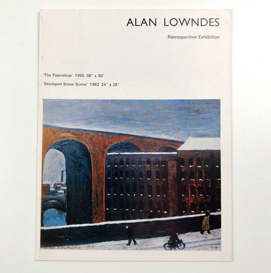 Folding card for Alan Lowndes. Paintings 1948-1972 | Crane Kalman and Rutland Gallery, 1972