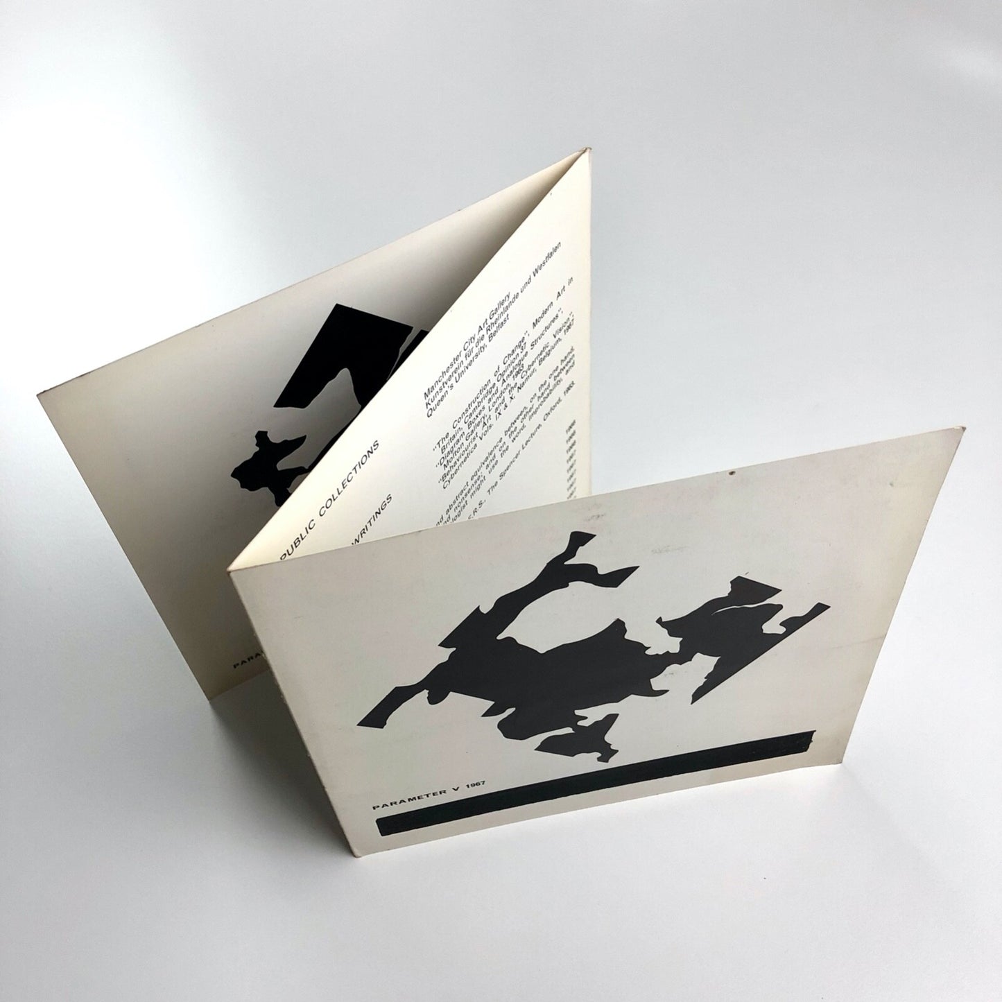 Roy Ascott – Ikon Gallery Birmingham | 6-page concertina folded leaflet, 1968