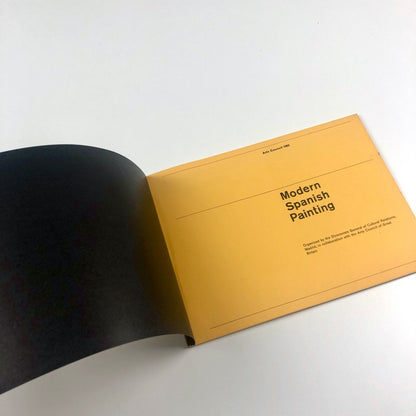 Modern Spanish Painting | Arts Council 1962 catalogue | Design by Gordon House