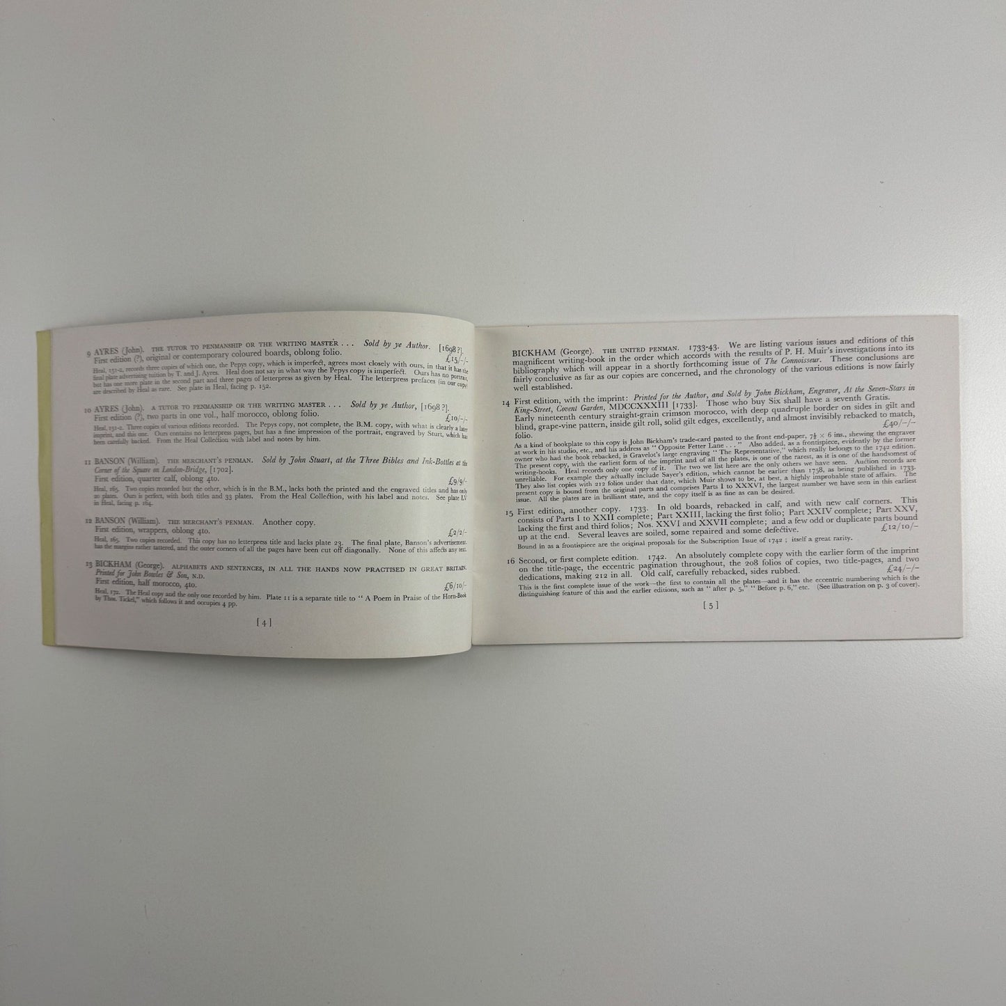 The Copy Book Collector’s Catalogue 99 issued by Elkin Mathews Ltd 1944?