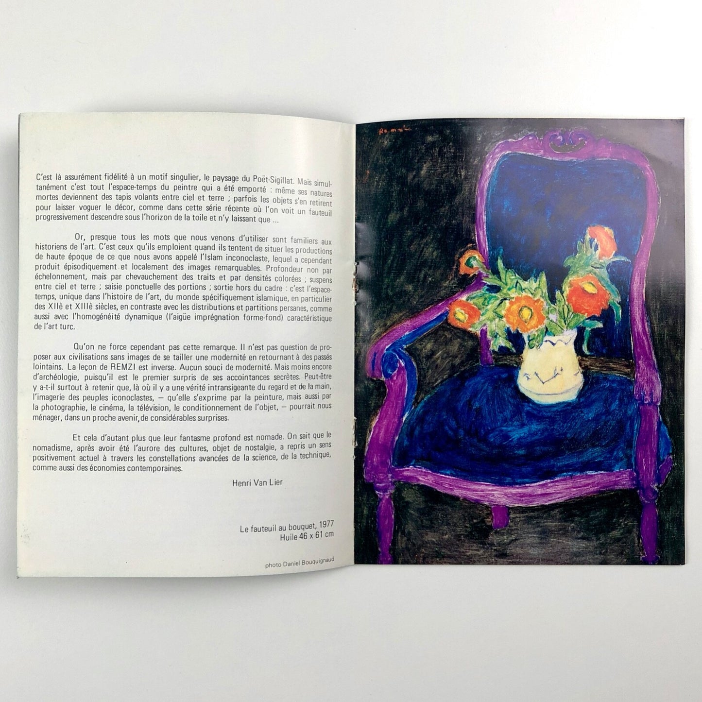 [Rasa] Remzi | Musée du Château de Dourdan exhibition catalogue, 1978