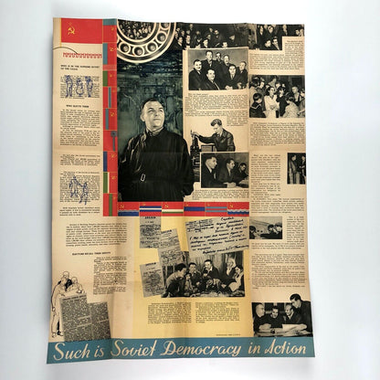 Leaflet for the USSR Section, 1958 Brussels Universal and International Exhibition