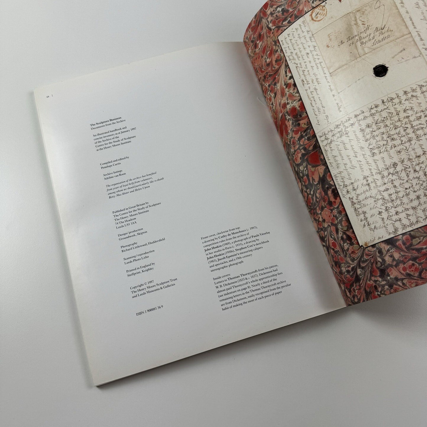 The Sculpture Business. Documents from the Archive Henry Moore, 1997