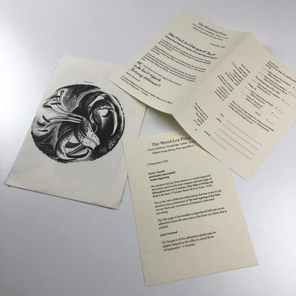 Leaflet – Margaret Bruce Wells: Complete Wood Engravings | The Wood Lea Press, 2000