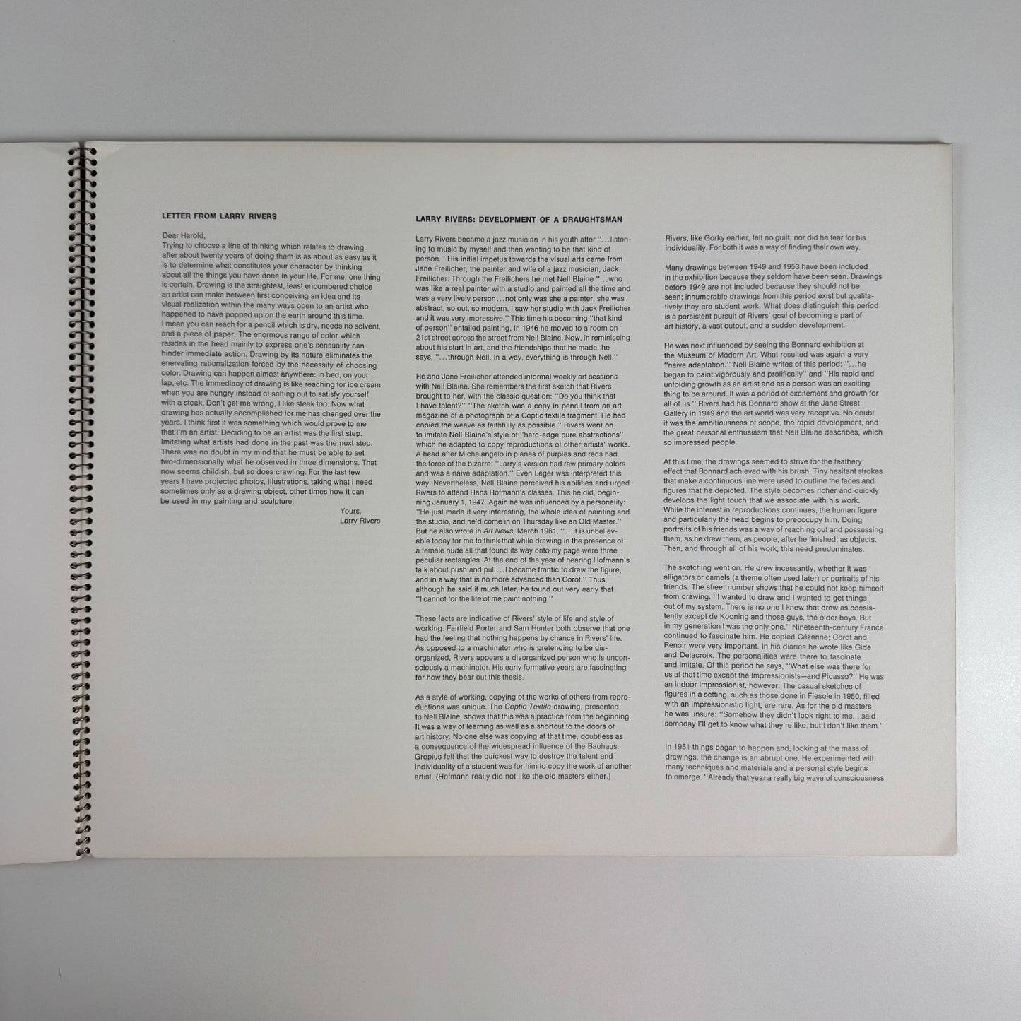 Larry Rivers. Drawings 1949-1969 | The Art Institute of Chicago, 1970