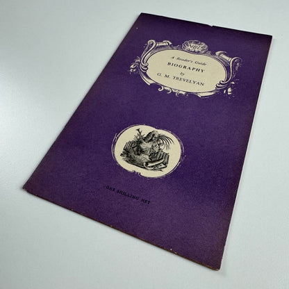 A Reader's Guide Biography by G.M. Trevelyan. National Book League, 1947 Joan Hassall, Cambridge University Press, 1947