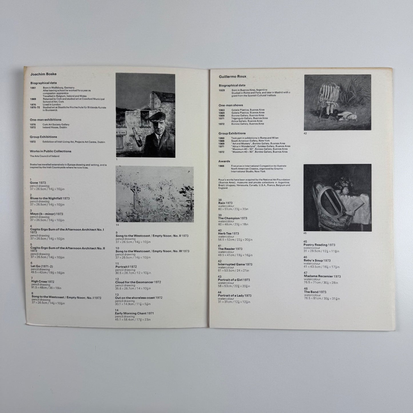 Joachim Boske, Terry Illott, Richard O’Connell, Guillermo Roux | Marlborough 1973