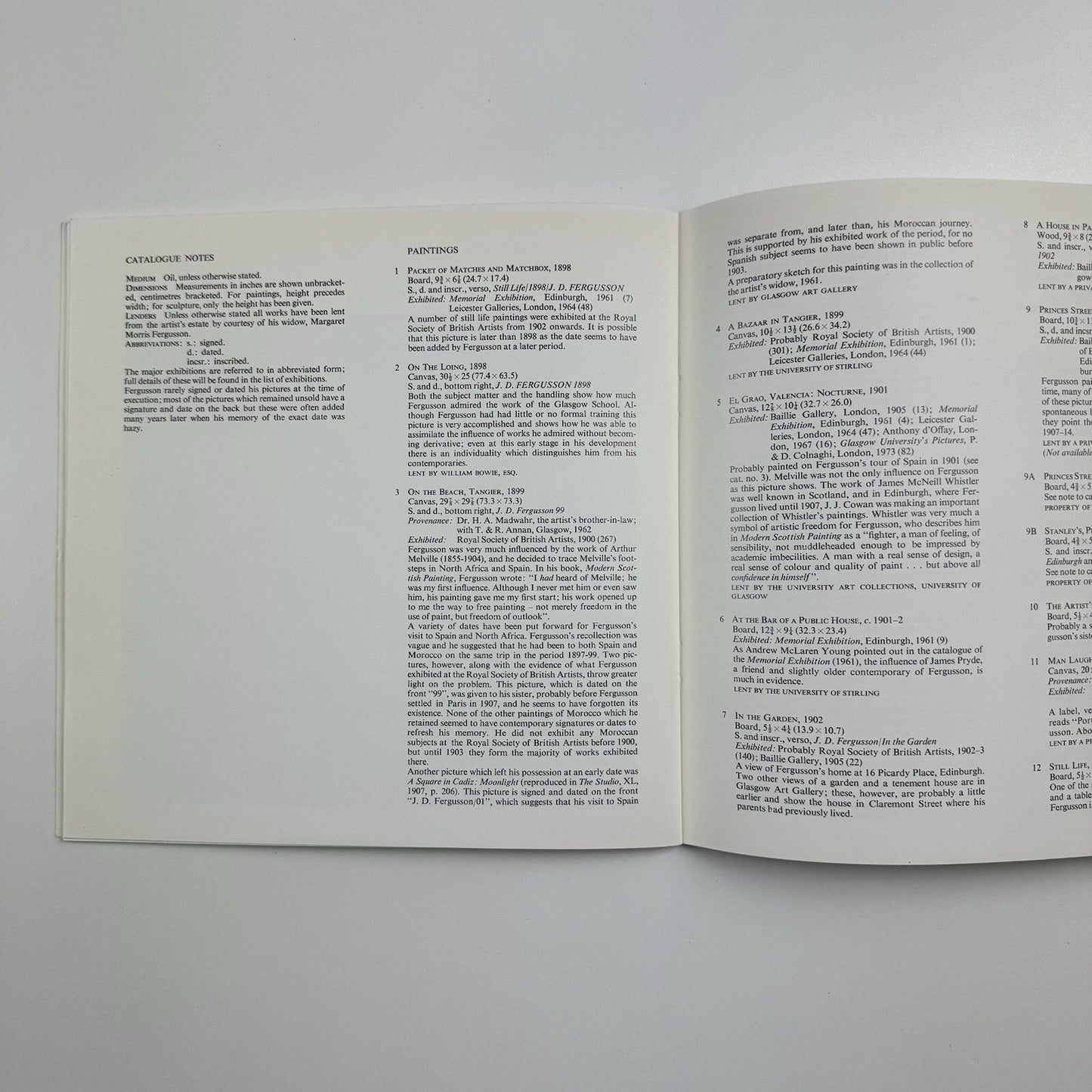 J.D. Fergusson 1874-1961 | Fine Art Society exhibition catalogue, 1974