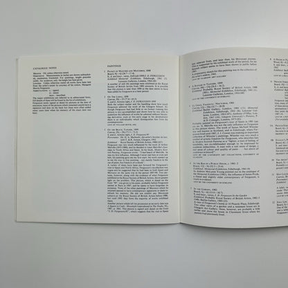 J.D. Fergusson 1874-1961 | Fine Art Society exhibition catalogue, 1974