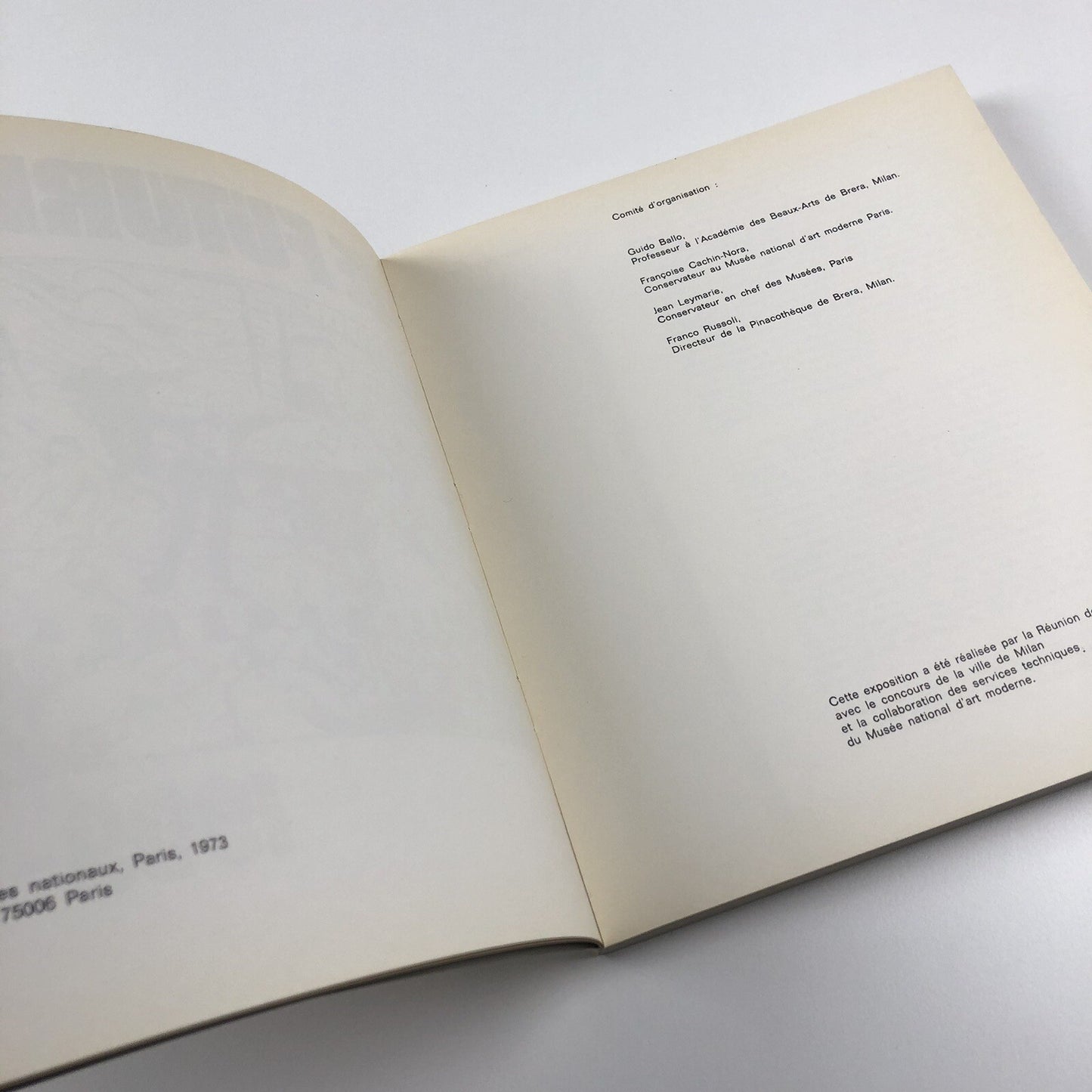 Le Futurisme 1909-1916 exhibition catalogue | Musée national d’art moderne 1973