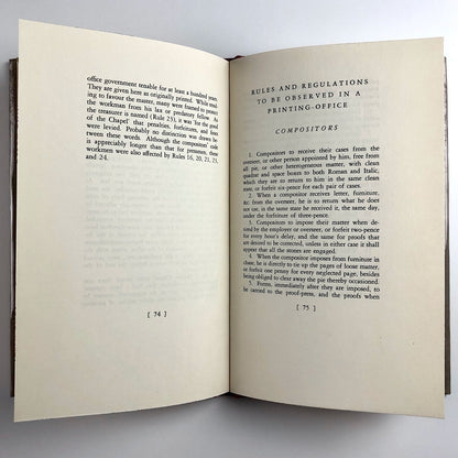 The Early Printers' Chapel in England by F C Avis | Limited edition 1971