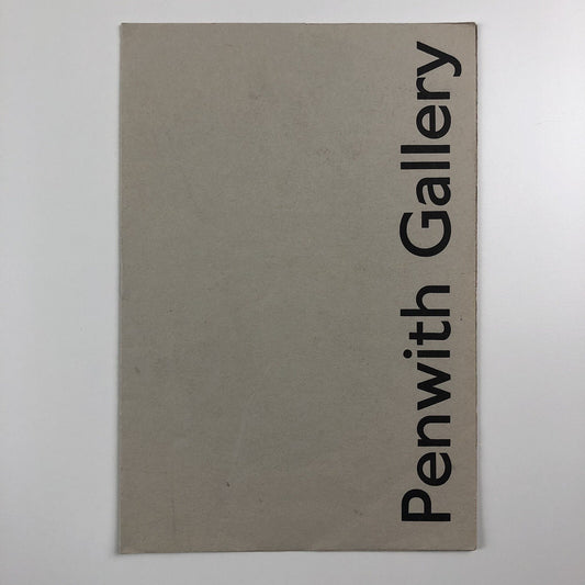 Catalogue – Penwith Winter exhibition 1974 | The Penwith Society