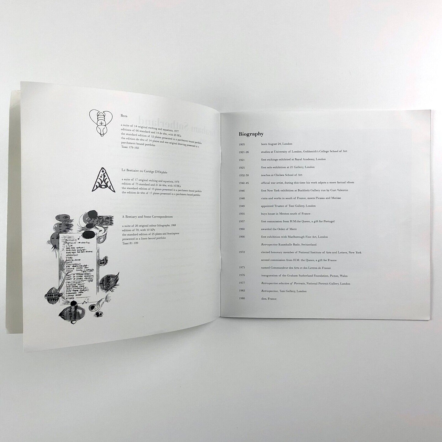 Graham Sutherland – Centenary Retrospective Tour | Marlborough catalogue, 2003