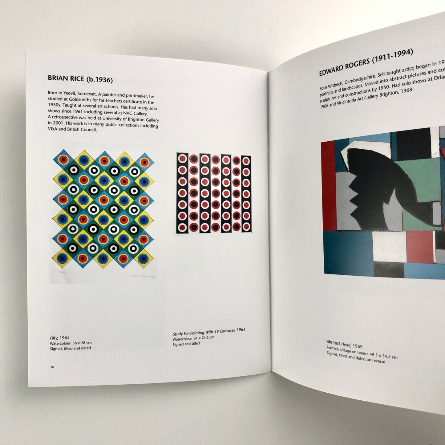 Post-War Abstract | Catalogue and private view invitation | Belgrave Gallery, 2010