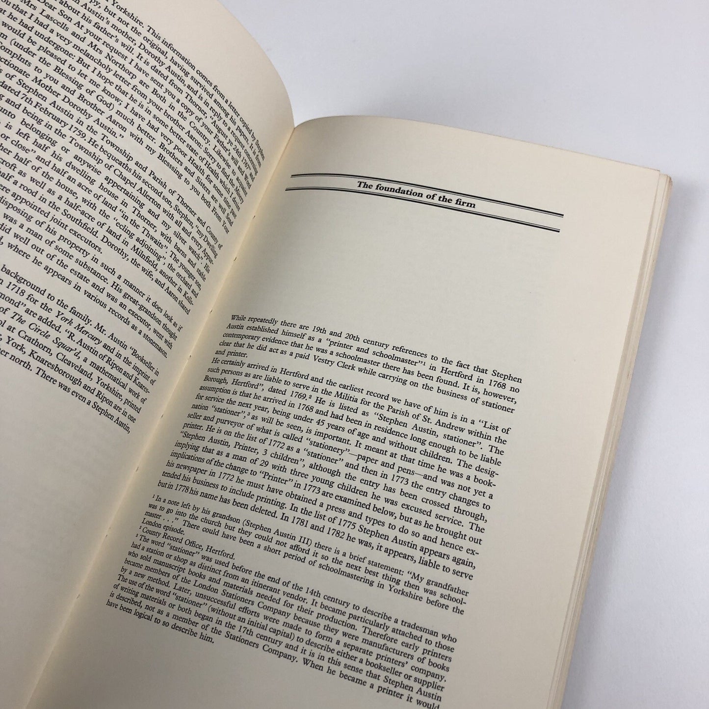 Stephen Austin of Hertford – Two Hundred Years of Print by James Moran, 1968