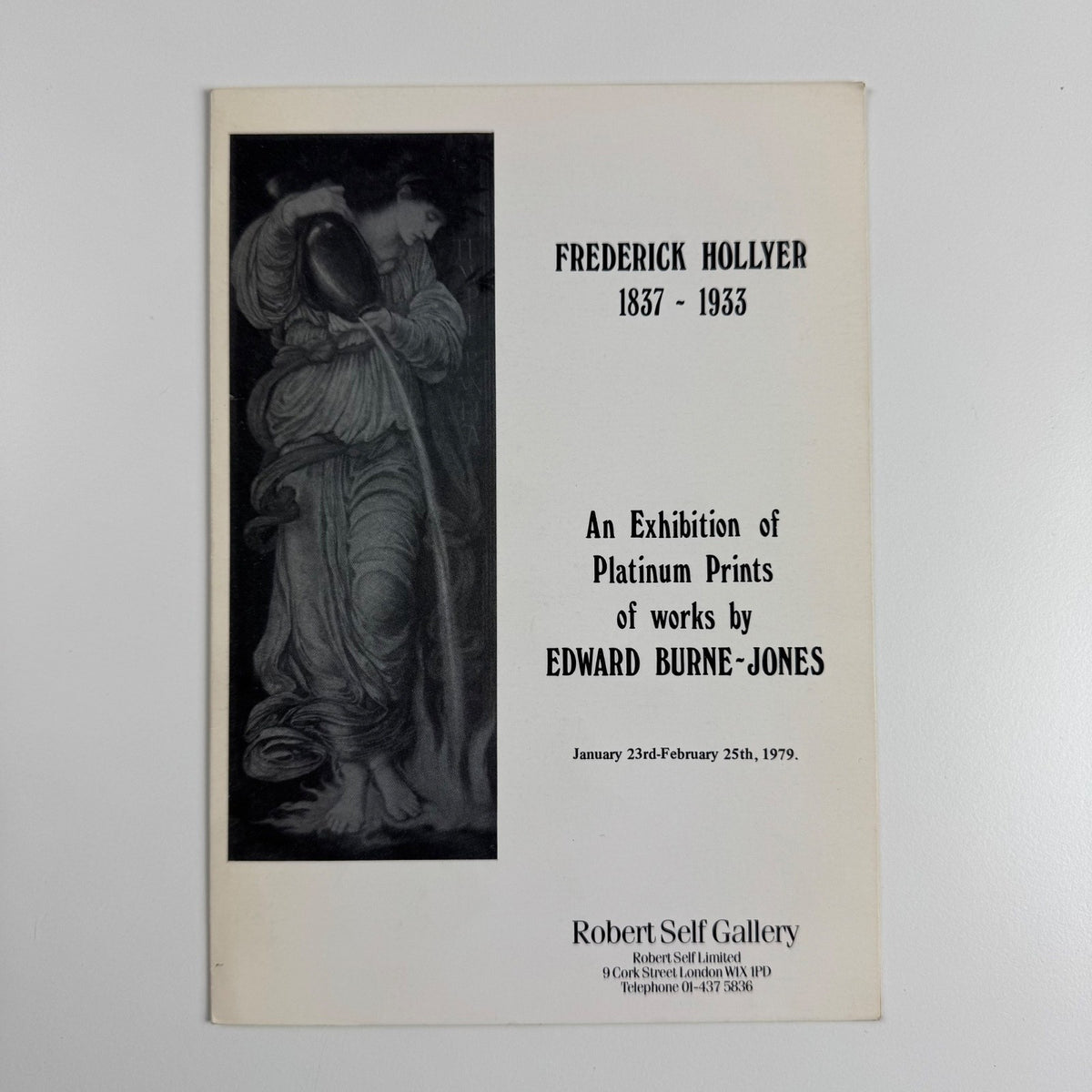 Frederick Hollyer Platinum prints Edward Burne-Jones Robert Self Gallery, 1979