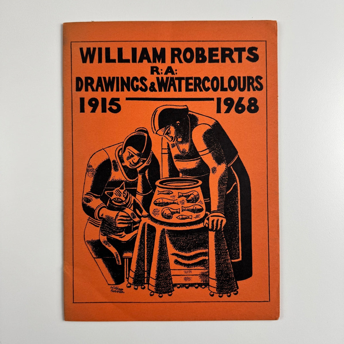 William Roberts Drawings & Watercolours 1915-1968 | d'Offay Couper, 1969 catalogue design by Gordon House