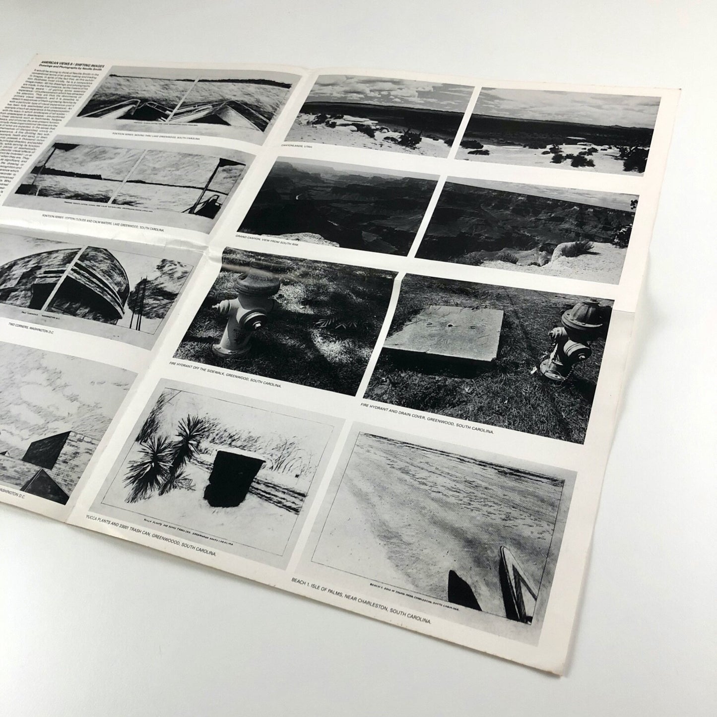 Drawings and Photographs by Neville Smith | American Views – Shifting Images 1986/7