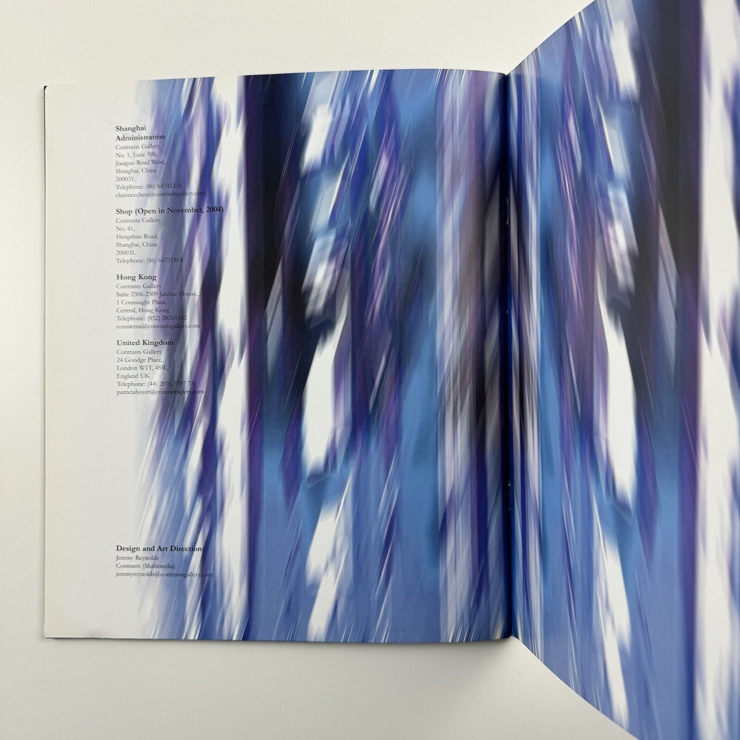 Sun Liang. Reflections | Contrasts Gallery Shanghai | Exhibition catalogue, 2005