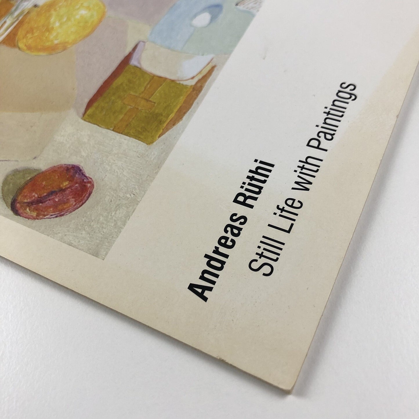 Andreas Rüthi. Still Life with Paintings | Niagara Galleries, Melbourne catalogue, 2010
