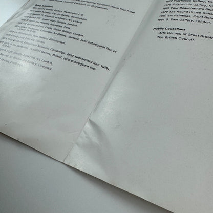 Folding card for Trevor Sutton | S. East Gallery, London, 1981