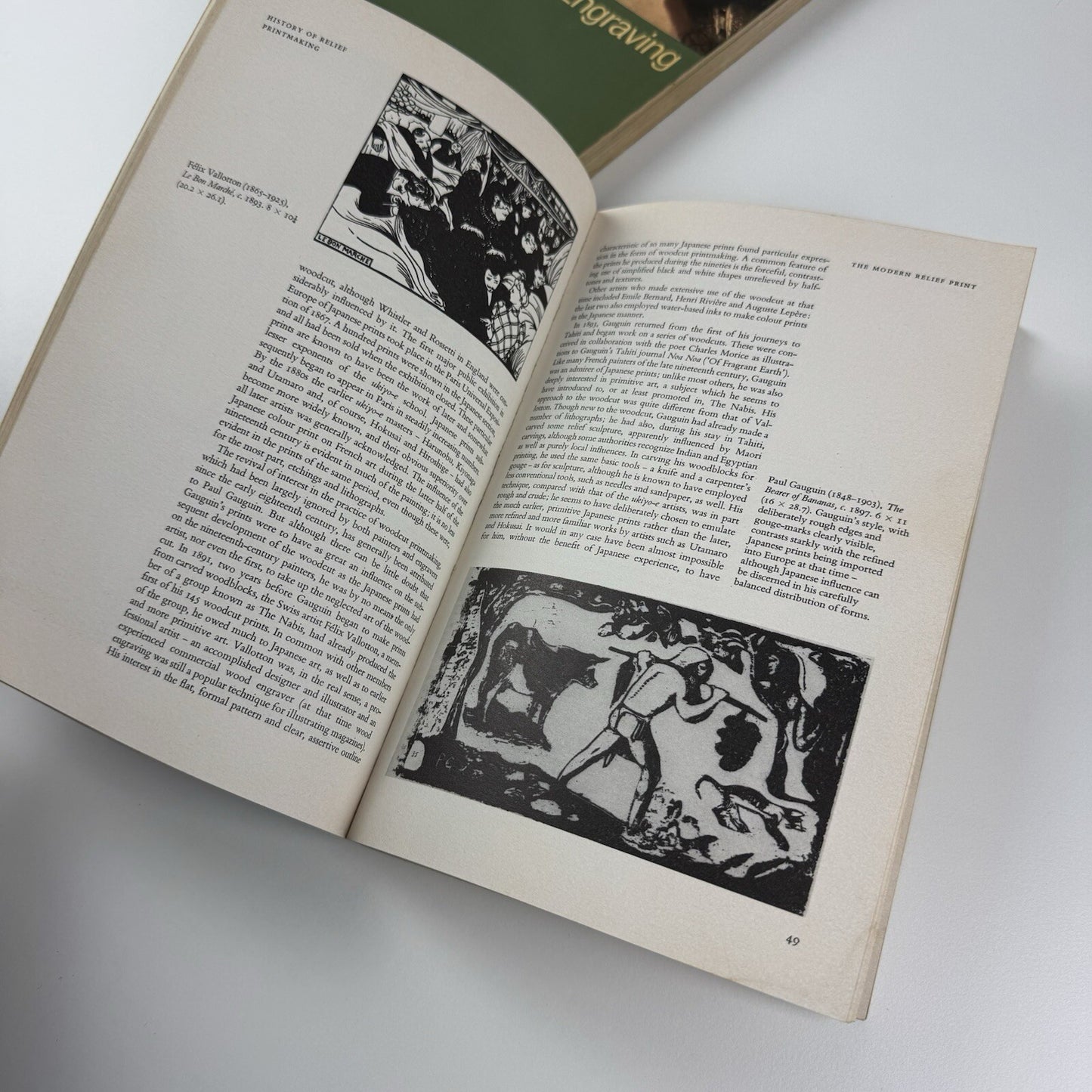 Etching and Engraving & Woodcut Printmaking by Walter Chamberlain | Two books, Thames & Hudson, 1978