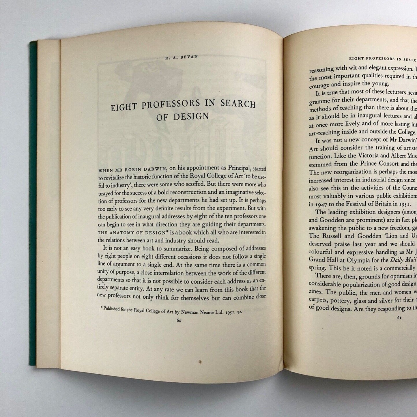 Image 8: A periodical of the Visual Arts, Summer 1952 includes Gordon Cullen, Henry Moore, George Mackley, Bernard Partridge | Art and Technics