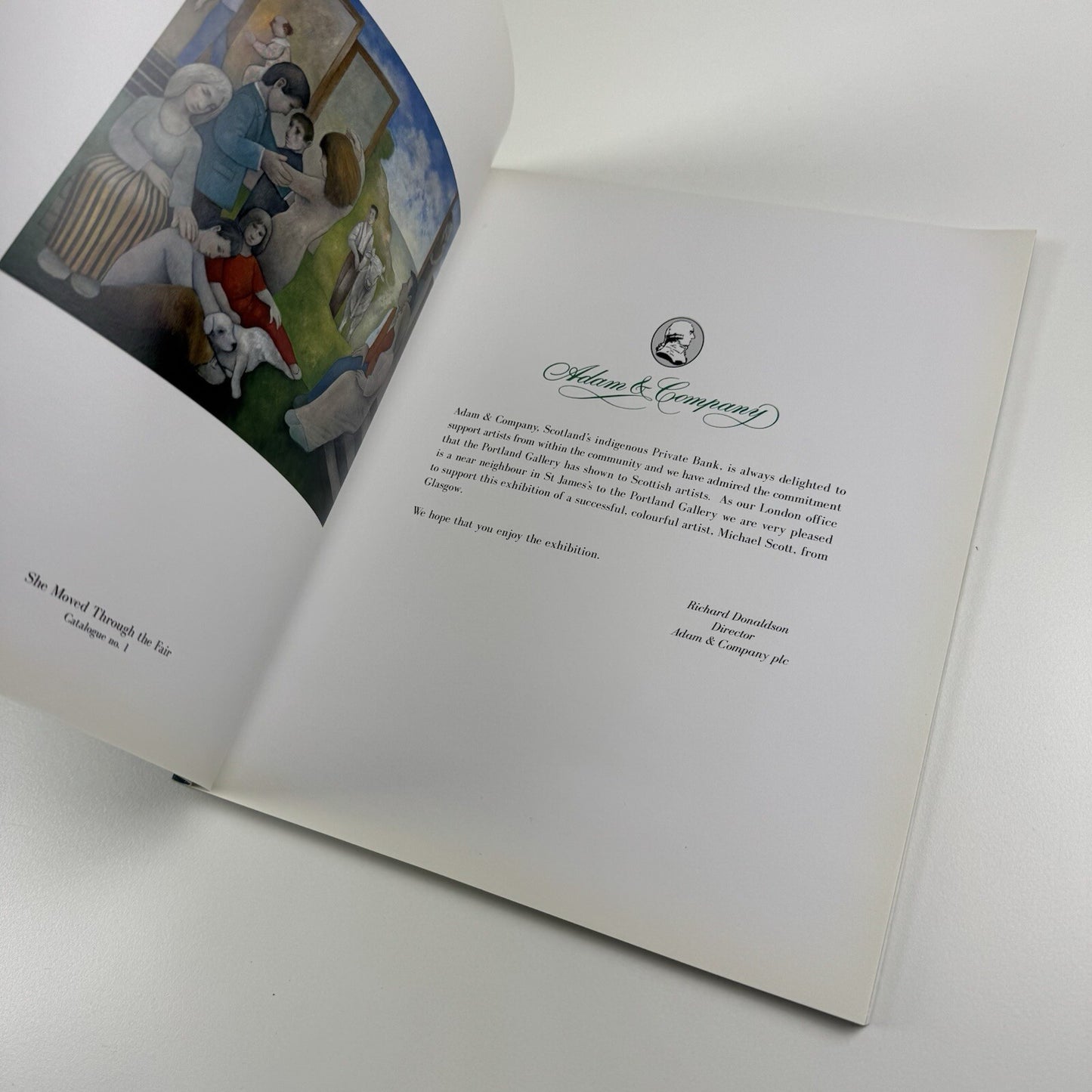 Michael Scott | Portland Gallery catalogue, with price list and private view invitation, 2001