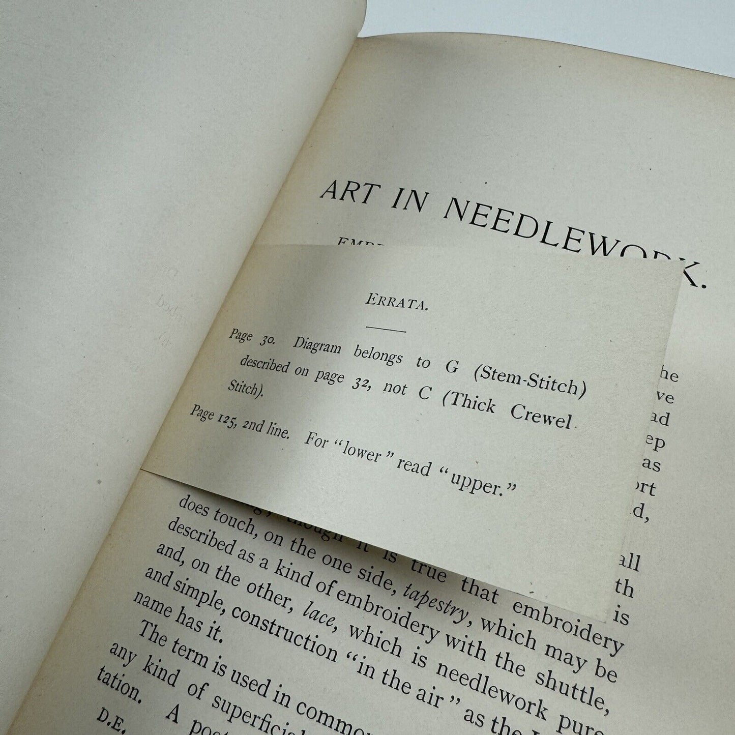 Art In Needlework. A book about embroidery by Lewis F. Day and Mary Buckle, 1900