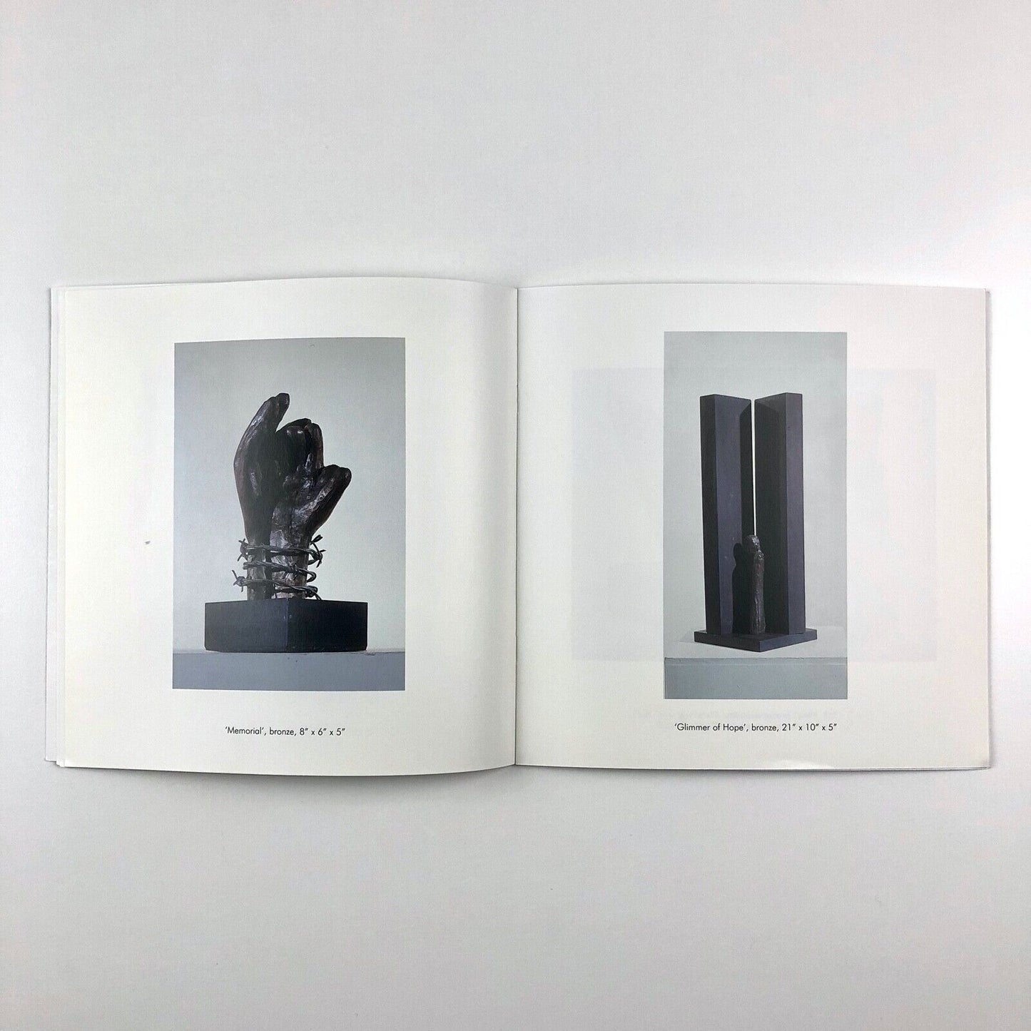 Naomi Blake sculpture | New Academy Gallery & Business Art Galleries catalogue booklet, 2002