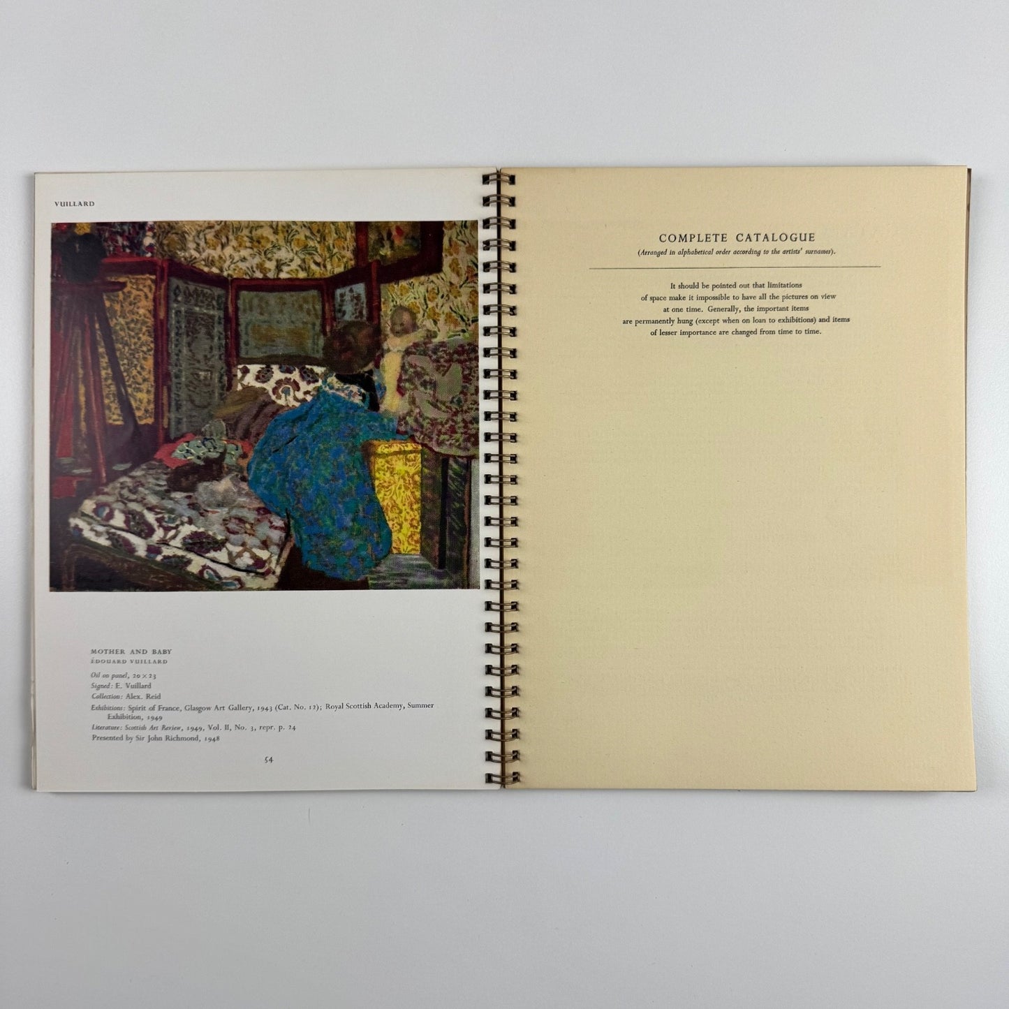 Catalogue of French Paintings | Glasgow Art Gallery, 1953